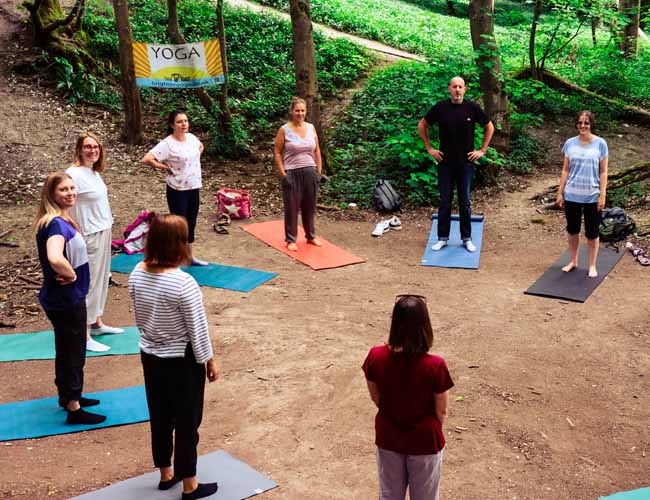 Brighton Yoga in Stanmer Park